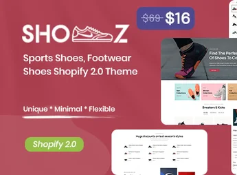 Shooz – Sports Shoes, Footwear Shoes Shopify 2.0 Theme