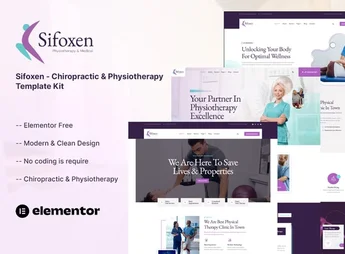 Sifoxen – Chiropractic & Physiotherapy Template Kit