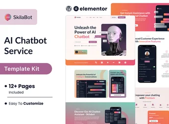 Skilabot – AI Chatbot Service Elementor Template Kit