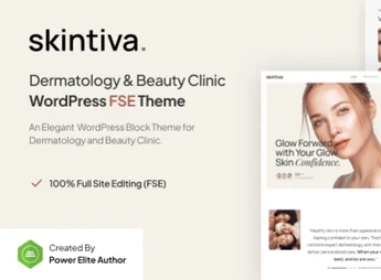Skintiva – Dermatology & Beauty Clinic Gutenverse FSE WordPress Theme