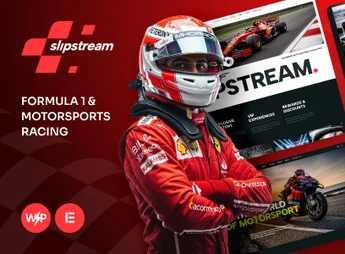 Slipstream – Formula 1 & Motorsports Racing WordPress Theme