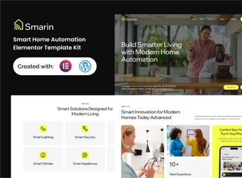 Smarin – Smart Home Automation Elementor Template Kit