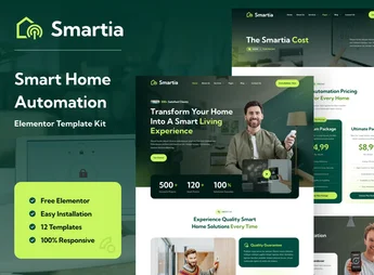 Smartia – Smart Home Automation Elementor Template Kit