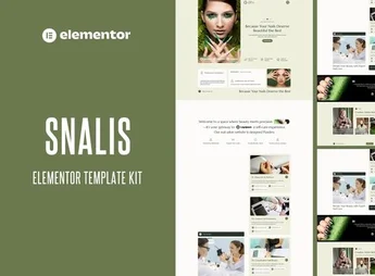 Snalis – Nail Salon & Beauty Care Elementor Template Kit