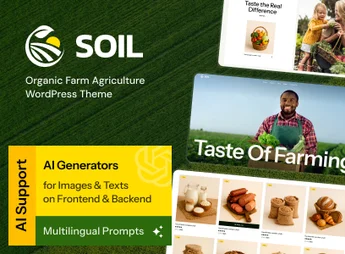 Soil – Organic Farm Agriculture WordPress Theme