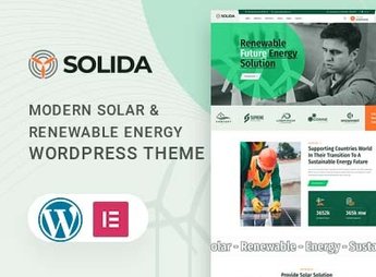 Solida – Solar & Renewable Energy WordPress Theme