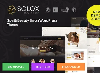 Solox – Spa & Beauty WordPress Theme