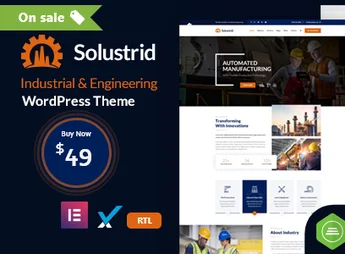 Solustrid – Factory & Industrial Business WordPress Theme