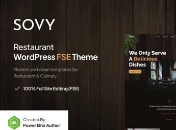 Sovy – Restaurant FSE WordPress Theme