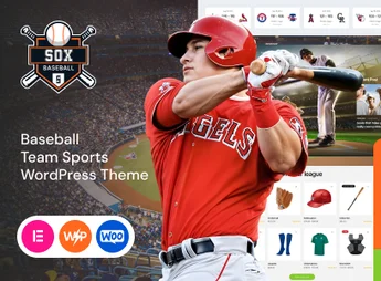 Sox – Baseball Team Sports WordPress Theme
