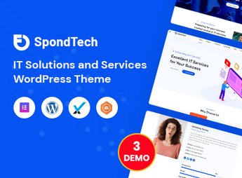 SpondTech – IT Solutions And Services WordPress Theme