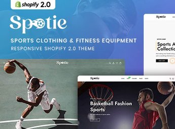 Spotie – Sports Clothing & Fitness Equipment Shopify 2.0 Theme