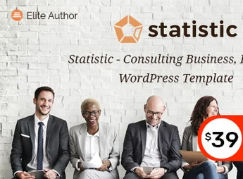 Statistic – Business Consulting and Professional Services WordPress Theme