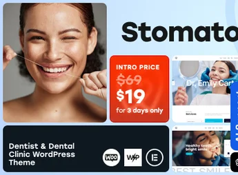 Stomatology – Dentist & Dental Clinic WordPress Theme