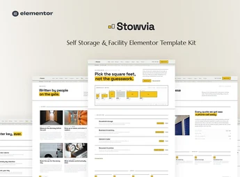 Stowvia – Self Storage & Facility Elementor Template Kit
