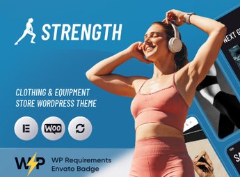 Strength – Sports Store & Equipment Shop WordPress Theme