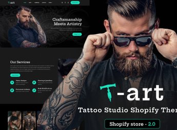T Art – Shopify Tattoo Studio Theme