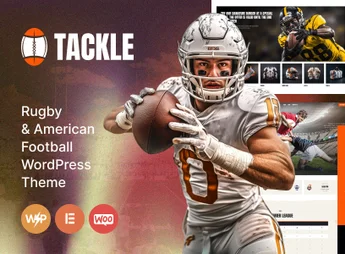 Tackle – Rugby & American Football WordPress Theme