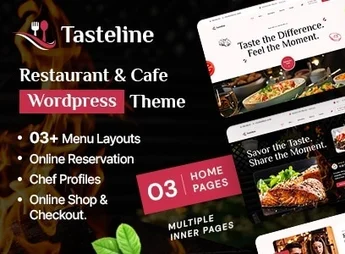 Tasteline – Restaurant & Cafe WordPress Theme