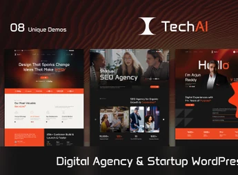 Tech Ai – Startup Agency Theme