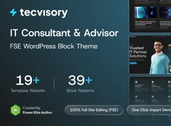 Tecvisory – IT Consultant & Advisory Gutenverse FSE WordPress Block Theme
