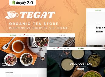 Tegat – Organic Tea Store Responsive Shopify 2.0 Theme