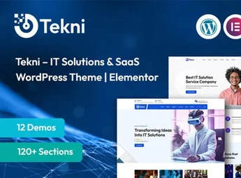 Tekni – IT Solutions & Technology WordPress Theme