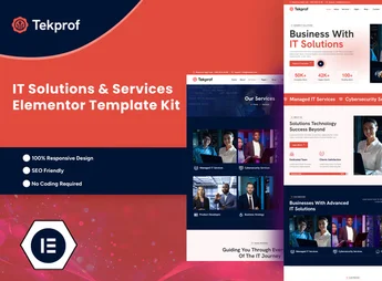 Tekprof – IT Solution & Technology Elementor Template Kit