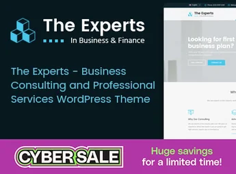 The Experts – Business Consulting and Professional Services WordPress Theme