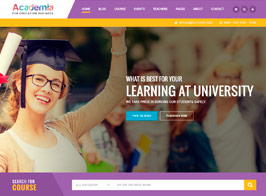 Academia – Education Center WordPress Theme