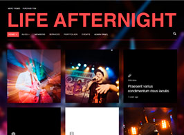 Afternight – A Stylish Minimalist Responsive Theme