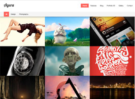 Agera – Responsive Fullscreen Portfolio WP Theme