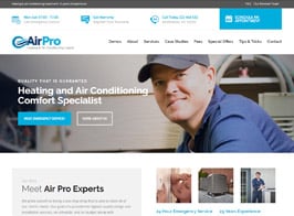 AirPro – Heating and Air conditioning WordPress Theme for Maintenance Services