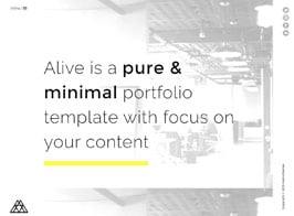 Alive – Creative WordPress Theme | Portfolio