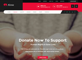Alone – Charity Multipurpose Non-profit WordPress Theme