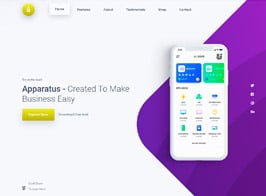 Apparatus | A Multi-Purpose One-Page Portfolio and App Landing Theme