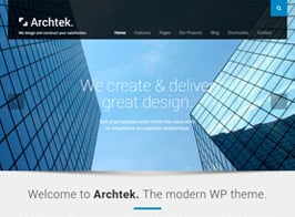 Archtek – Responsive Modern WordPress Theme
