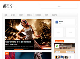 Ares – Blog Magazine Newspaper Template