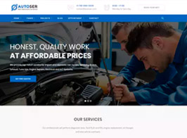 Autoser – Car Repair and Auto Service WordPress Theme