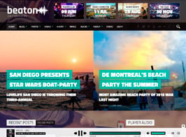Beaton – Music, Radio & Events WordPress Theme