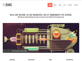 BigBang – Responsive WordPress Template