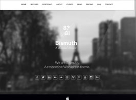 Bismuth All in One Responsive WP Theme
