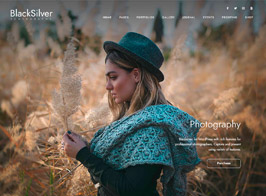 Blacksilver – Photography Theme for WordPress