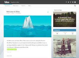 Bliss – Personal Minimalist WordPress Blog Theme