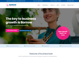 Borrow – Loan Company Responsive WordPress Theme