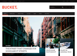 BUCKET – A Digital Magazine Style WordPress Theme