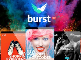 Burst – A Bold and Vibrant WordPress Theme
