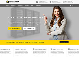 Business Hub | Responsive WordPress Theme For Online Business