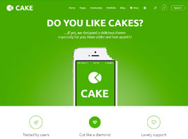 Cake – Responsive Multi-Purpose WordPress Theme