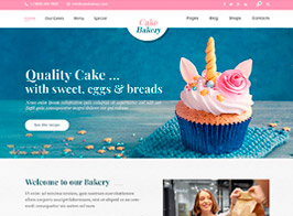 Cakecious – Cake Bakery Food WordPress Theme